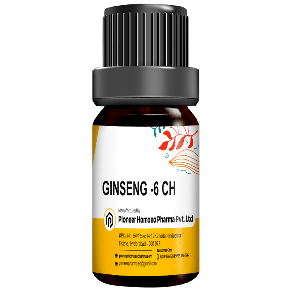 Pioneer Pharma Ginseng Globules Pellets Multidose Pills 6 CH Pioneer Pharma Ginseng Globules Pellets Multidose Pills 6 CH