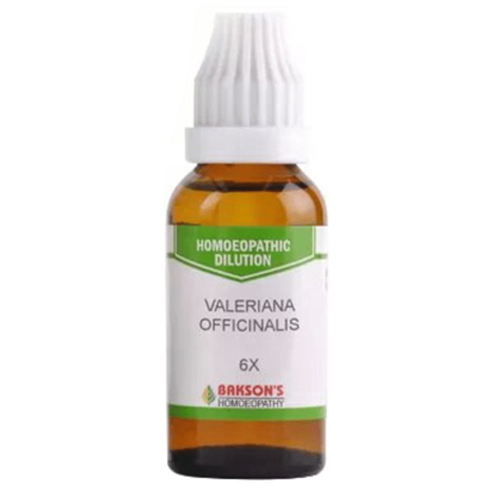 Bakson's Homeopathy Valeriana Officinalis Dilution 6X Bakson's Homeopathy Valeriana Officinalis Dilution 6X