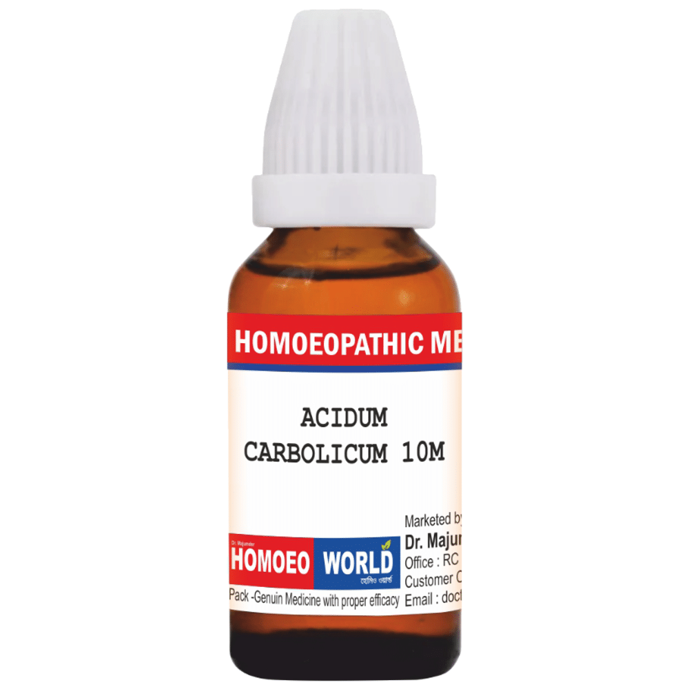 Dr. Majumder Homeo World Acidum Carbolicum (30ml Each) 10M Dr. Majumder Homeo World Acidum Carbolicum (30ml Each) 10M