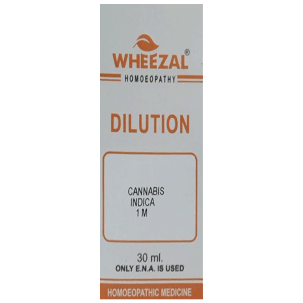 Wheezal Cannabis Indica Dilution 1M Wheezal Cannabis Indica Dilution 1M