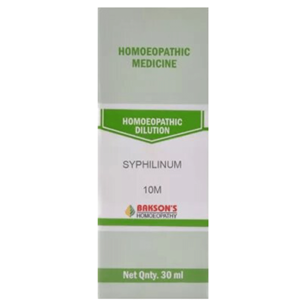 Bakson's Homeopathy Syphilinum Dilution 10M Bakson's Homeopathy Syphilinum Dilution 10M