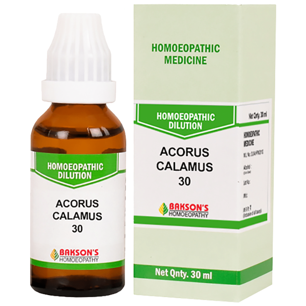 Bakson's Homeopathy Acorus Calamus Dilution 30 Bakson's Homeopathy Acorus Calamus Dilution 30