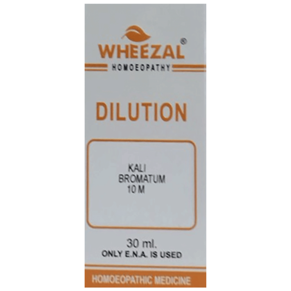 Wheezal Kali Bromatum Dilution 10M Wheezal Kali Bromatum Dilution 10M