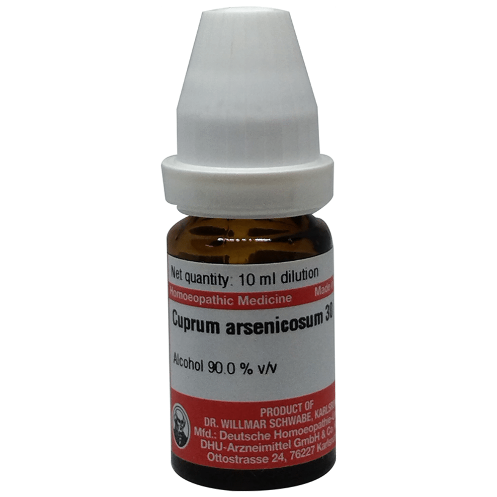 Dr Willmar Schwabe Germany Cuprum Arsenicosum Dilution 30 Dr Willmar Schwabe Germany Cuprum Arsenicosum Dilution 30