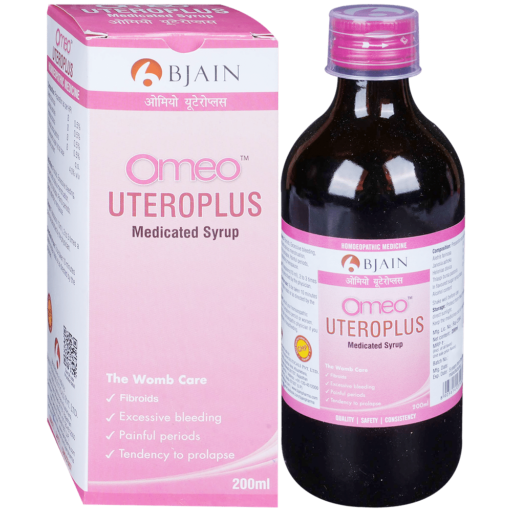 Bjain Omeo Uteroplus Medicated Syrup