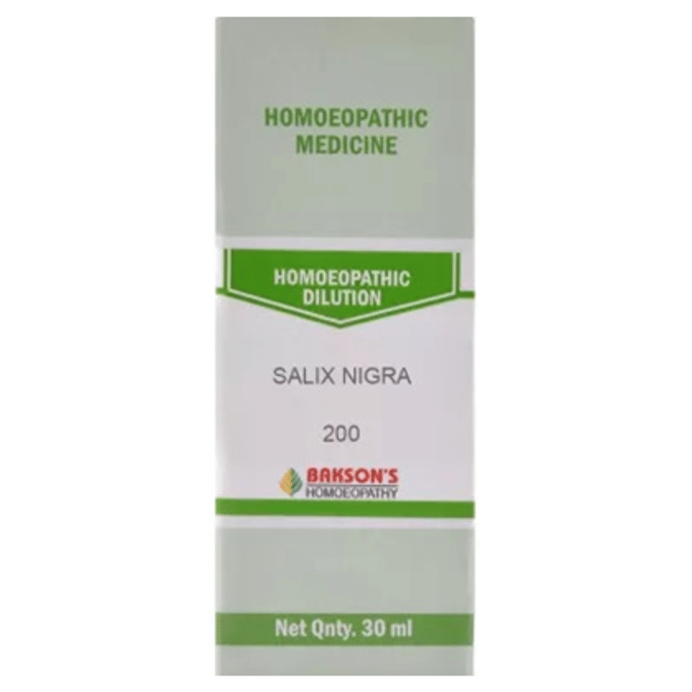 Bakson's Homeopathy Salix Nigra Dilution 200 Bakson's Homeopathy Salix Nigra Dilution 200