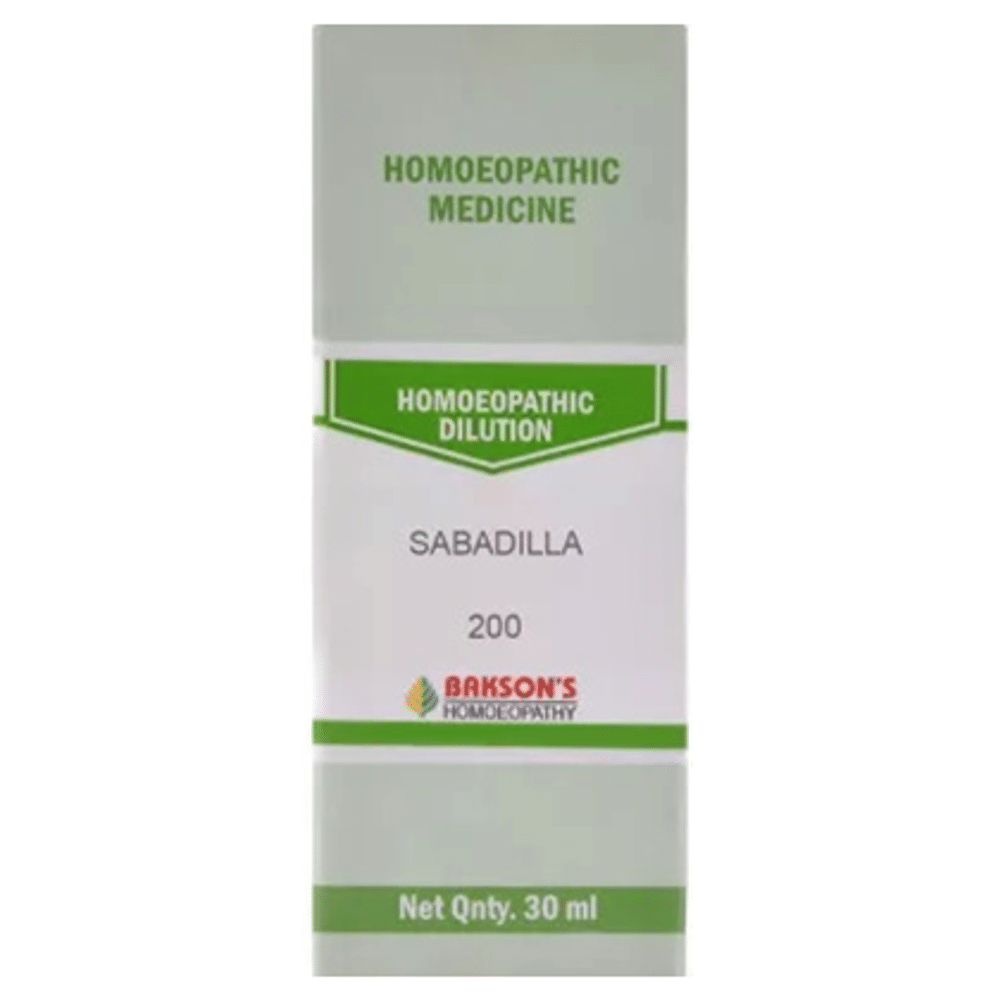 Bakson's Homeopathy Sabadilla Dilution 200 Bakson's Homeopathy Sabadilla Dilution 200