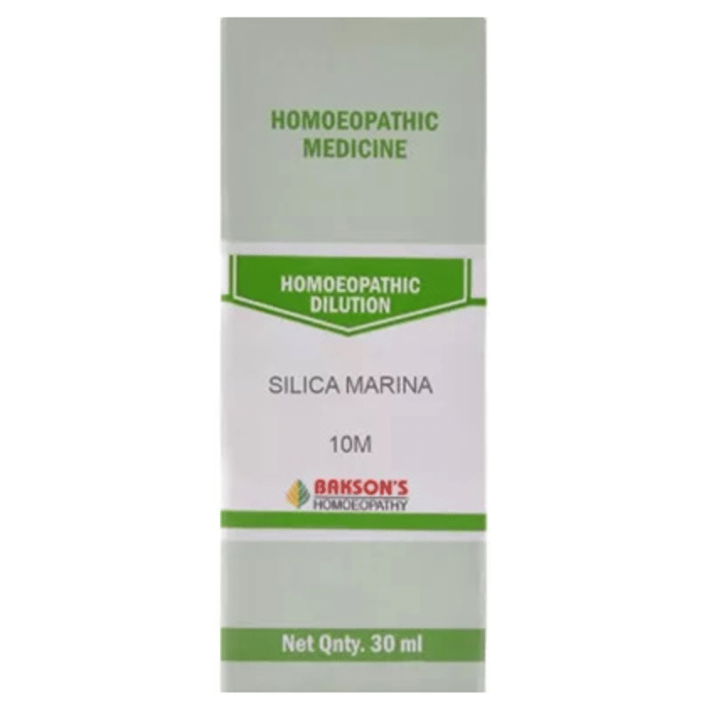 Bakson's Homeopathy Silica Marina Dilution 10M