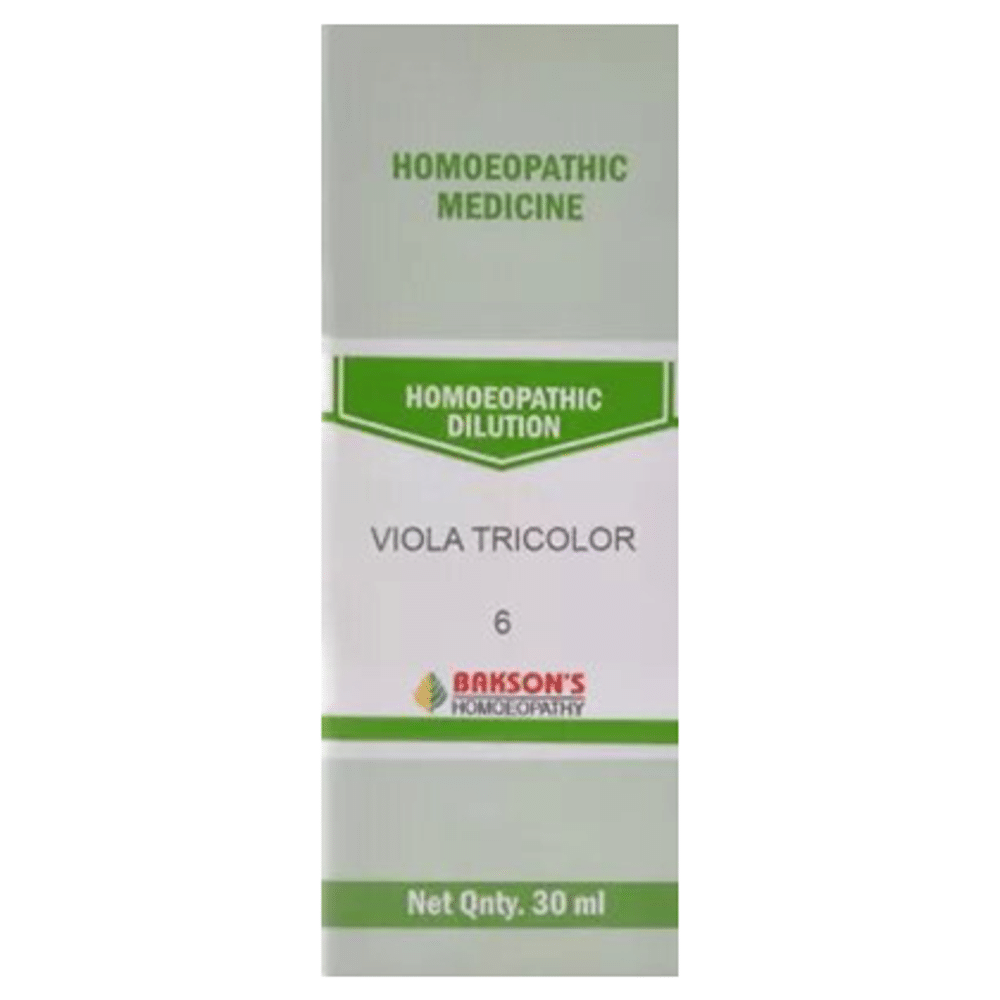 Bakson's Homeopathy Viola Tricolor Dilution 6 Bakson's Homeopathy Viola Tricolor Dilution 6