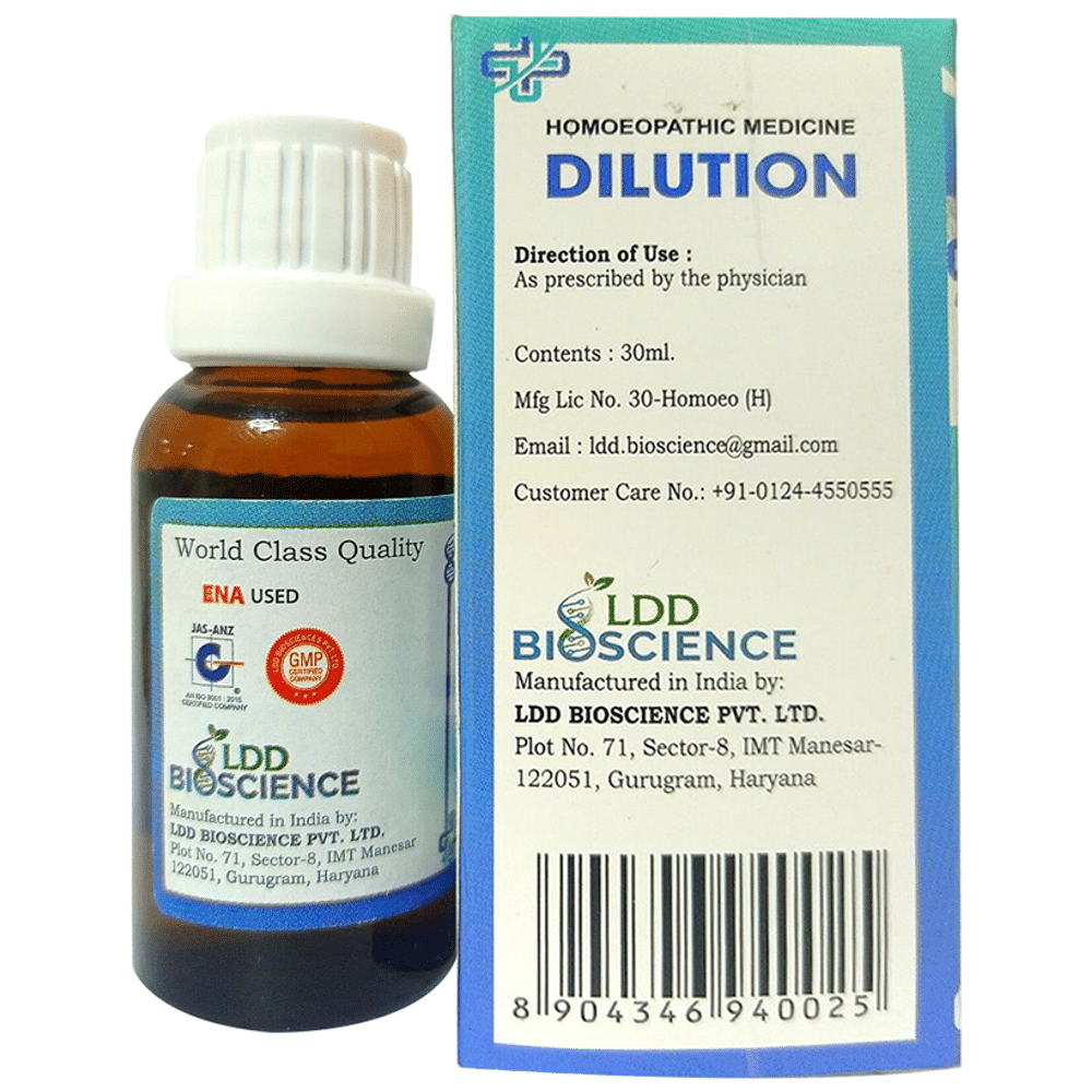 LDD Bioscience Ammonium Muriaticum Dilution 30 CH LDD Bioscience Ammonium Muriaticum Dilution 30 CH