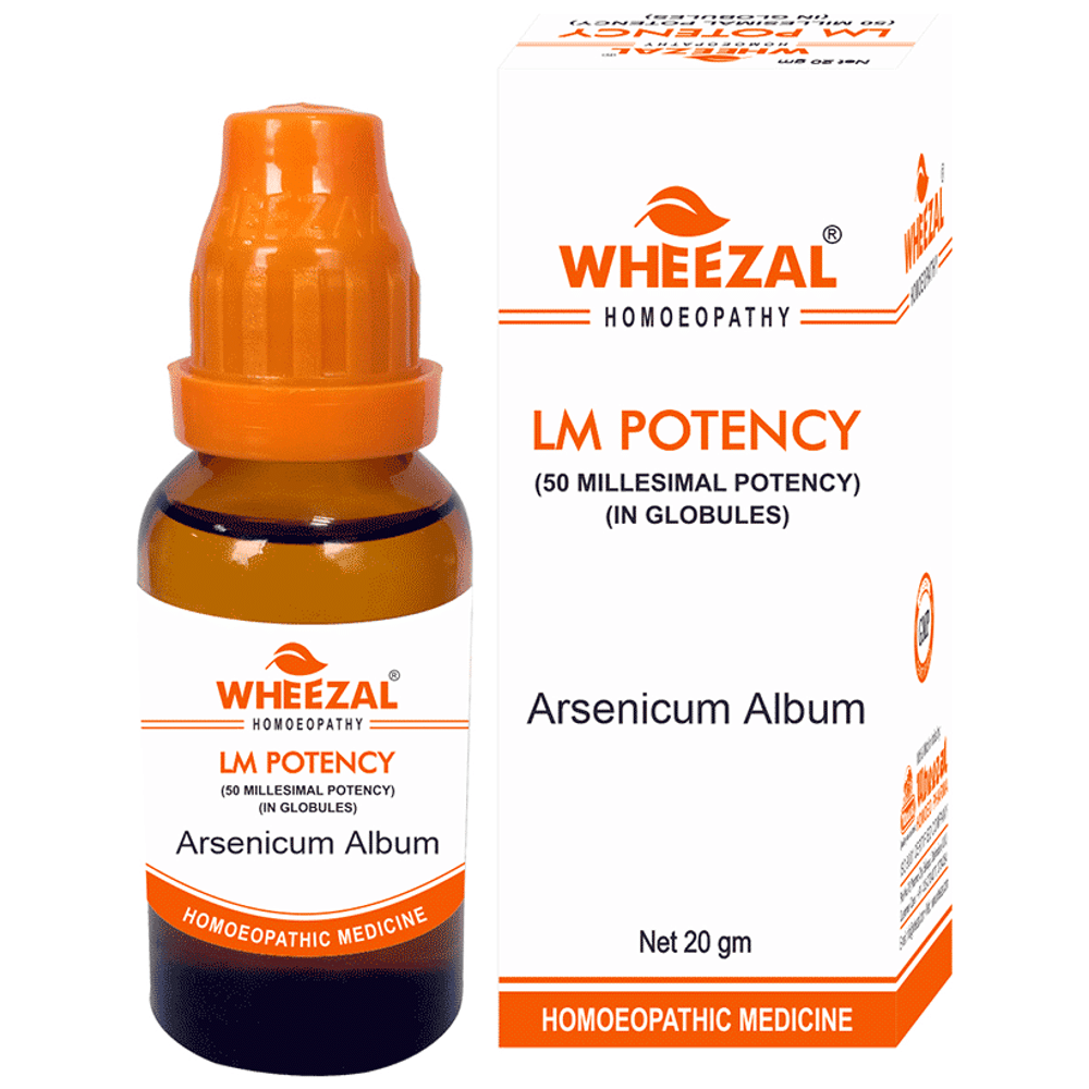 Wheezal Arsenicum Album Globules 0/21 LM Wheezal Arsenicum Album Globules 0/21 LM
