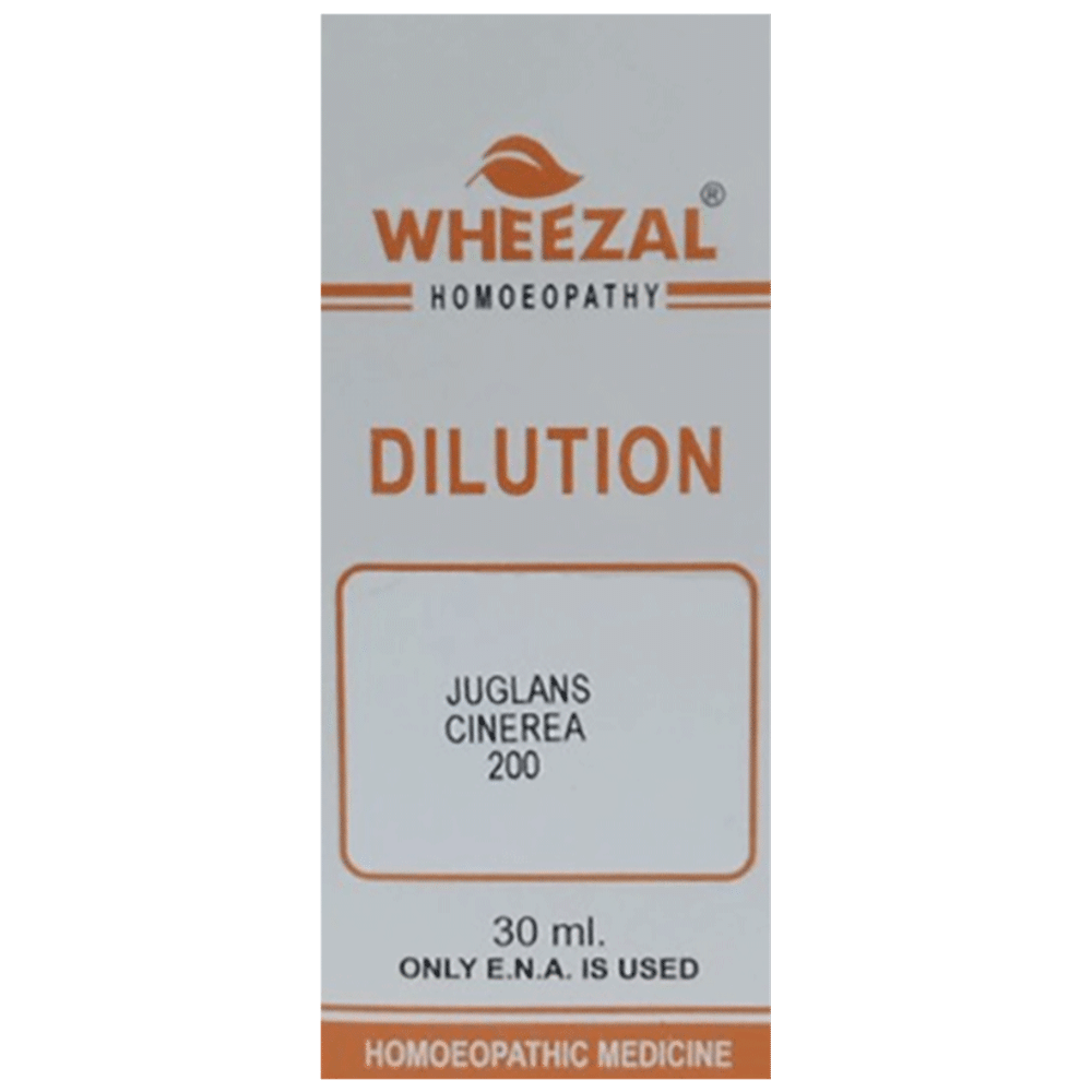 Wheezal Juglans C. Dilution 200 Wheezal Juglans C. Dilution 200