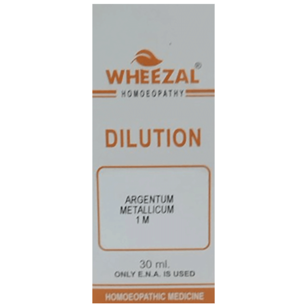 Wheezal Argentum Metallicum Dilution 1M Wheezal Argentum Metallicum Dilution 1M