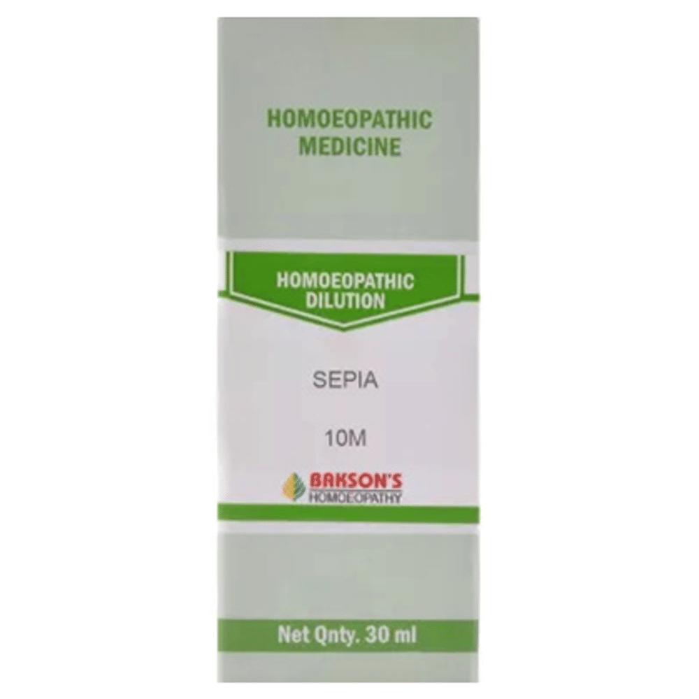 Bakson's Homeopathy Sepia Dilution 10M Bakson's Homeopathy Sepia Dilution 10M