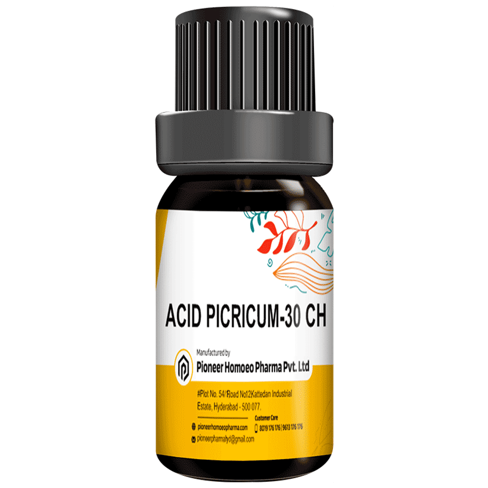 Pioneer Pharma Acid Picricum Globules Pellets Multidose Pills 30 CH Pioneer Pharma Acid Picricum Globules Pellets Multidose Pills 30 CH
