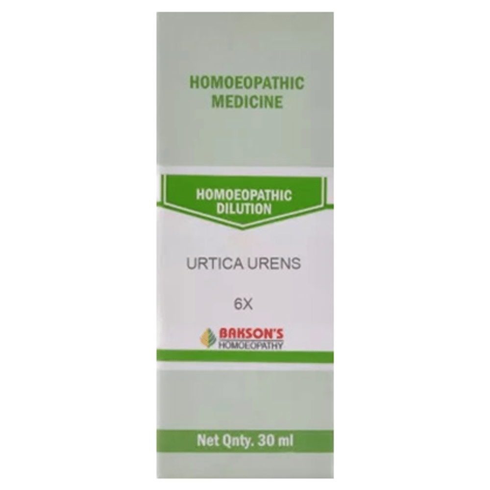 Bakson's Homeopathy Urtica Urens Dilution 6X Bakson's Homeopathy Urtica Urens Dilution 6X
