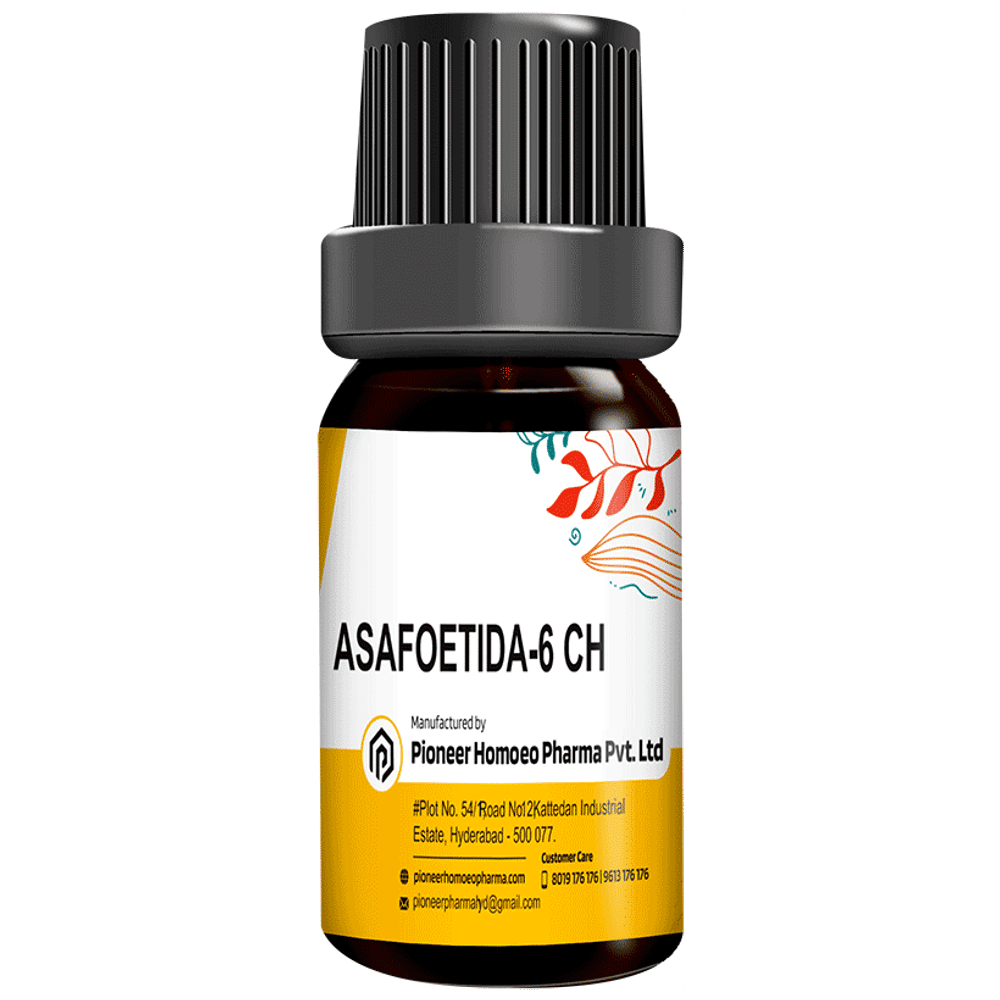 Pioneer Pharma Asafoetida Globules Pellets Multidose Pills 6 CH Pioneer Pharma Asafoetida Globules Pellets Multidose Pills 6 CH