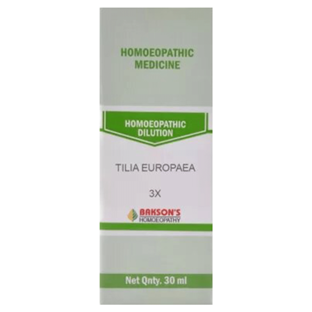 Bakson's Homeopathy Tilia Europaea Dilution 3X Bakson's Homeopathy Tilia Europaea Dilution 3X
