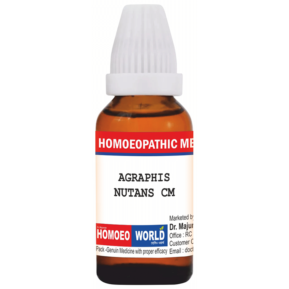 Dr. Majumder Homeo World Agraphis Nutans Dilution(30ml Each) CM Dr. Majumder Homeo World Agraphis Nutans Dilution(30ml Each) CM