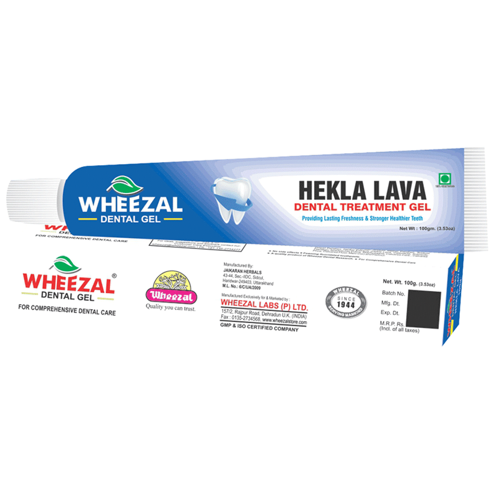Wheezal Hekla Lava Dental Dental Gel Wheezal Hekla Lava Dental Dental Gel