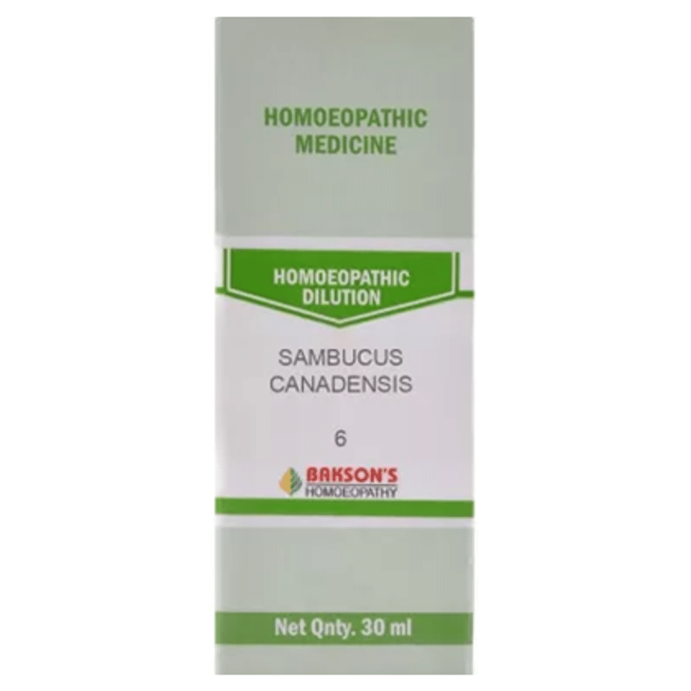 Bakson's Homeopathy Sambucus Canadensis Dilution 6 Bakson's Homeopathy Sambucus Canadensis Dilution 6