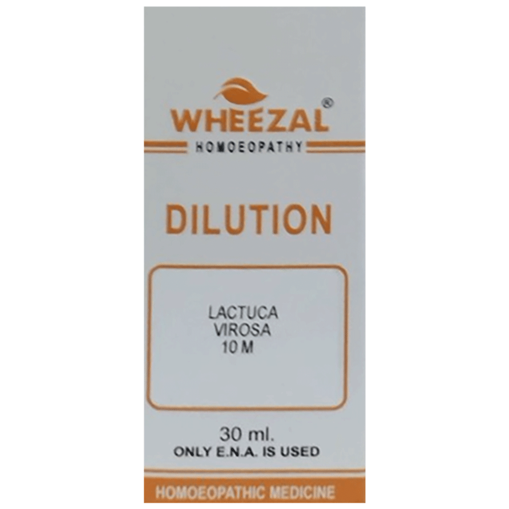 Wheezal Lactuca Virosa Dilution 10M Wheezal Lactuca Virosa Dilution 10M
