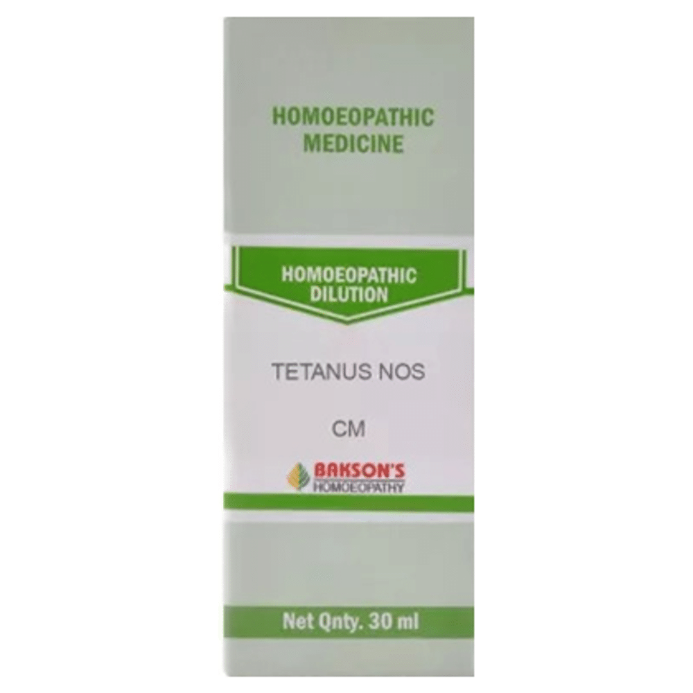 Bakson's Homeopathy Tetanus Nos. Dilution CM Bakson's Homeopathy Tetanus Nos. Dilution CM