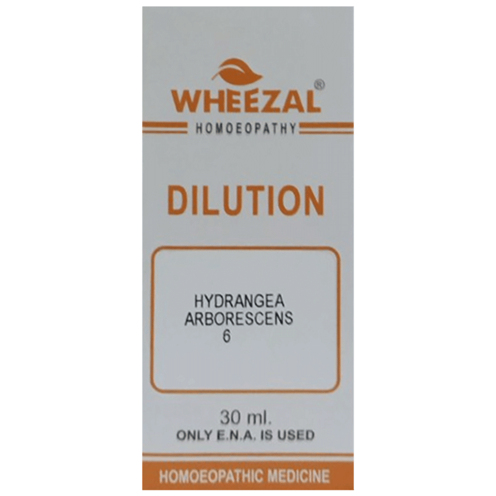 Wheezal Hydrangea Arb Dilution 6 Wheezal Hydrangea Arb Dilution 6