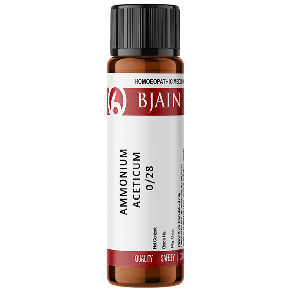Bjain Ammonium Aceticum Globules 0/28 LM Bjain Ammonium Aceticum Globules 0/28 LM