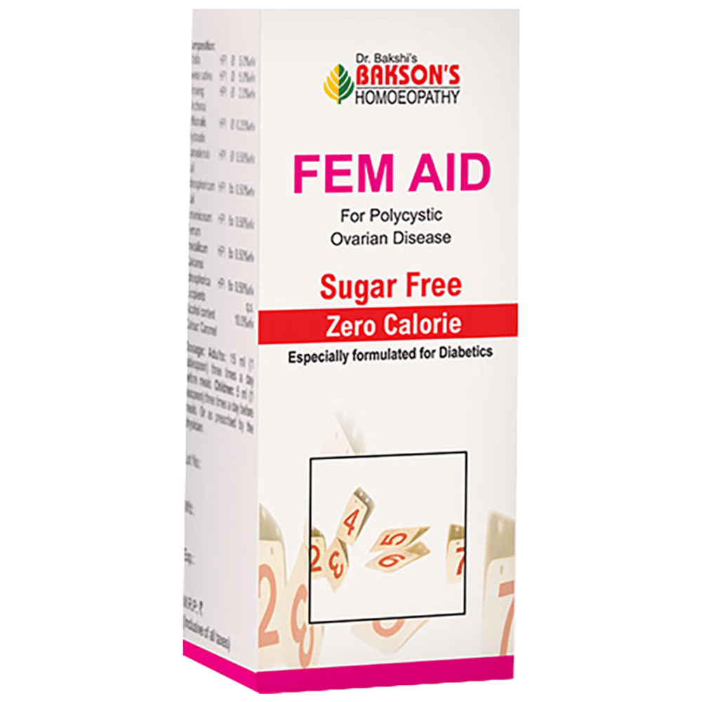 Bakson's Homeopathy Fem Aid Syrup Sugar Free Bakson's Homeopathy Fem Aid Syrup Sugar Free