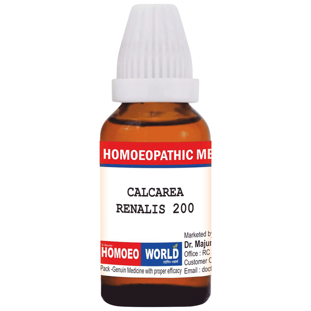 Dr. Majumder Homeo World Calcarea Renalis Dilution(30ml Each) 200 CH Dr. Majumder Homeo World Calcarea Renalis Dilution(30ml Each) 200 CH