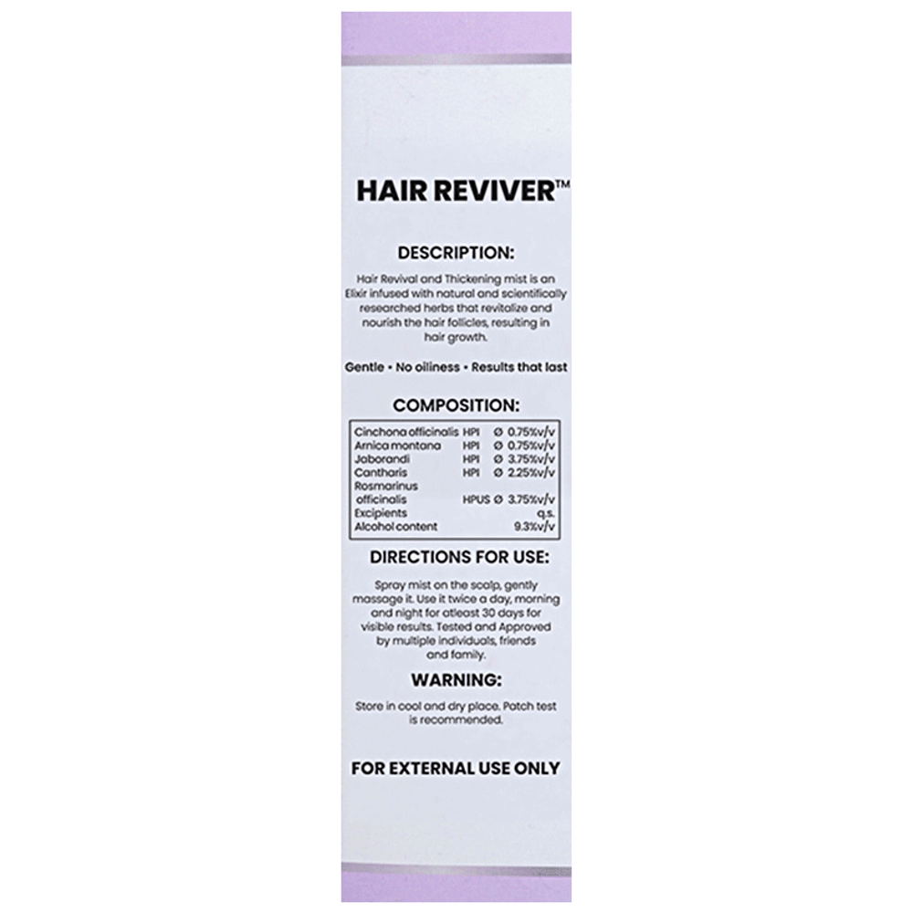 Bakson's Homeopathy Hair Reviver Liquid with 2 Sachet of 8ml Arnica Shampoo Free Bakson's Homeopathy Hair Reviver Liquid with 2 Sachet of 8ml Arnica Shampoo Free
