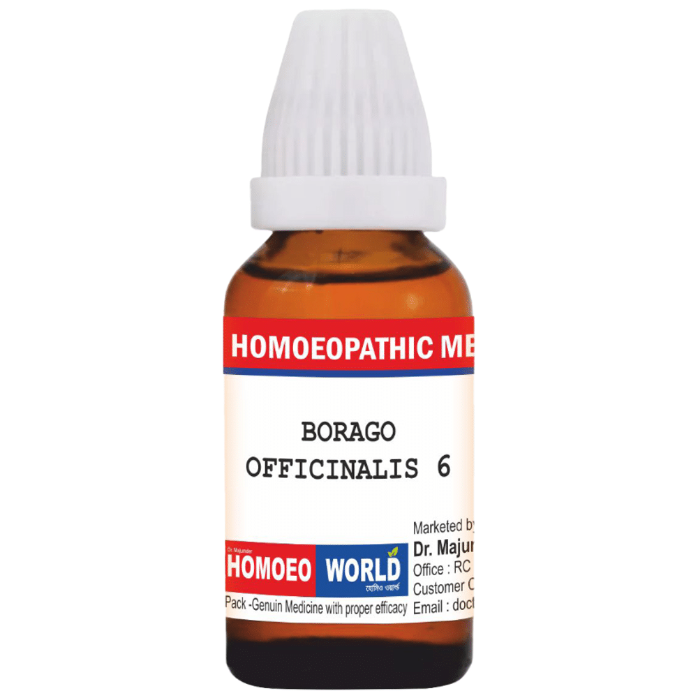 Dr. Majumder Homeo World Borago Officnialis Dilution(30ml Each) 6 Dr. Majumder Homeo World Borago Officnialis Dilution(30ml Each) 6