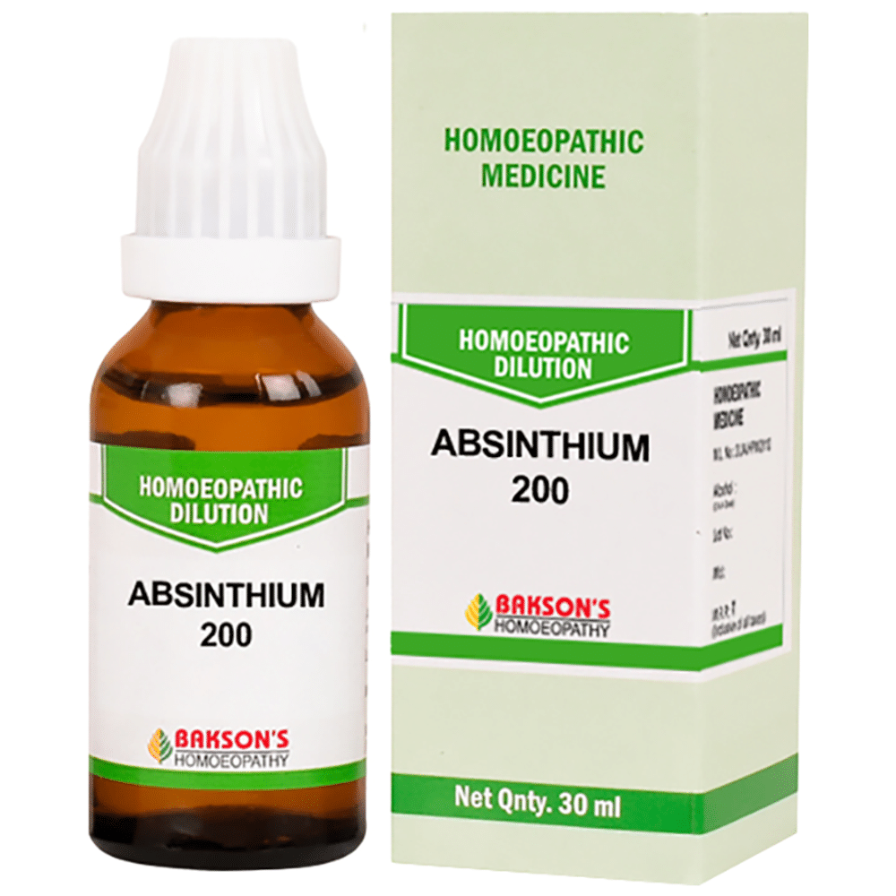 Bakson's Homeopathy Absinthium Dilution 200 Bakson's Homeopathy Absinthium Dilution 200
