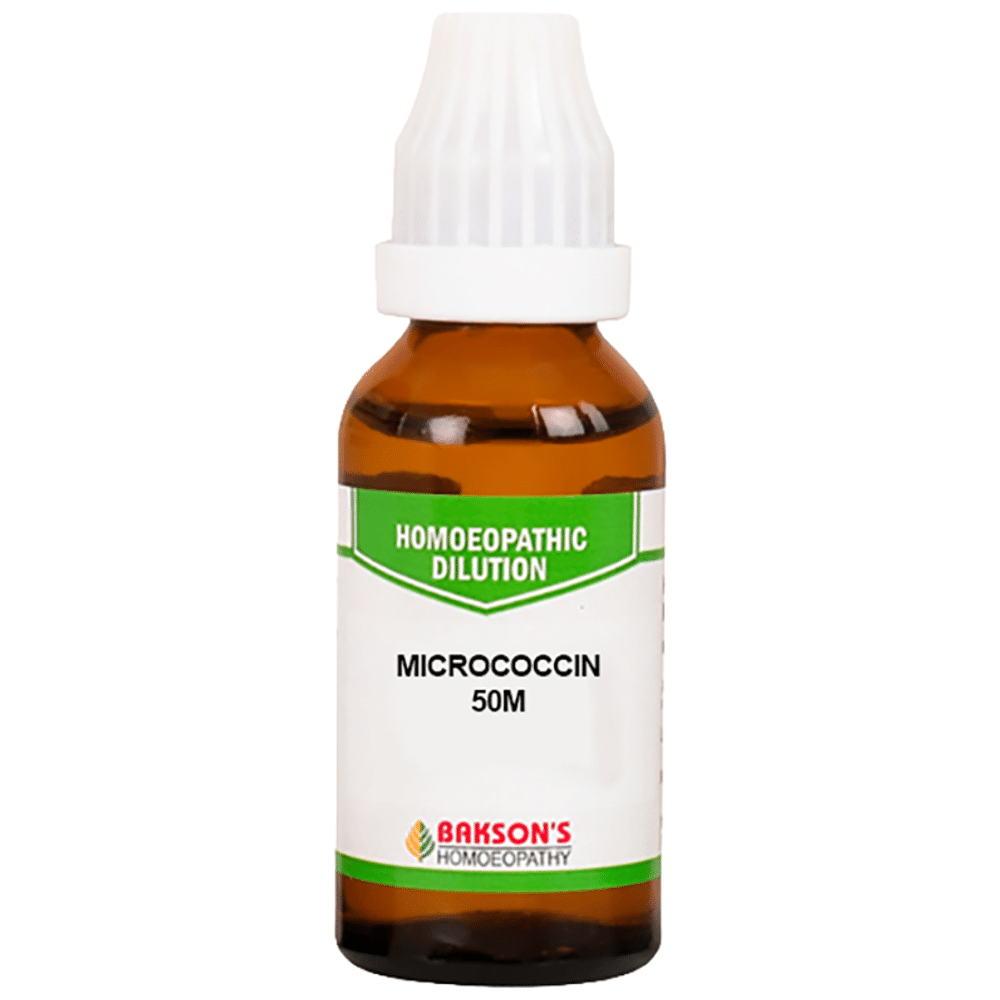 Bakson's Homeopathy Micrococcin Dilution 50M Bakson's Homeopathy Micrococcin Dilution 50M