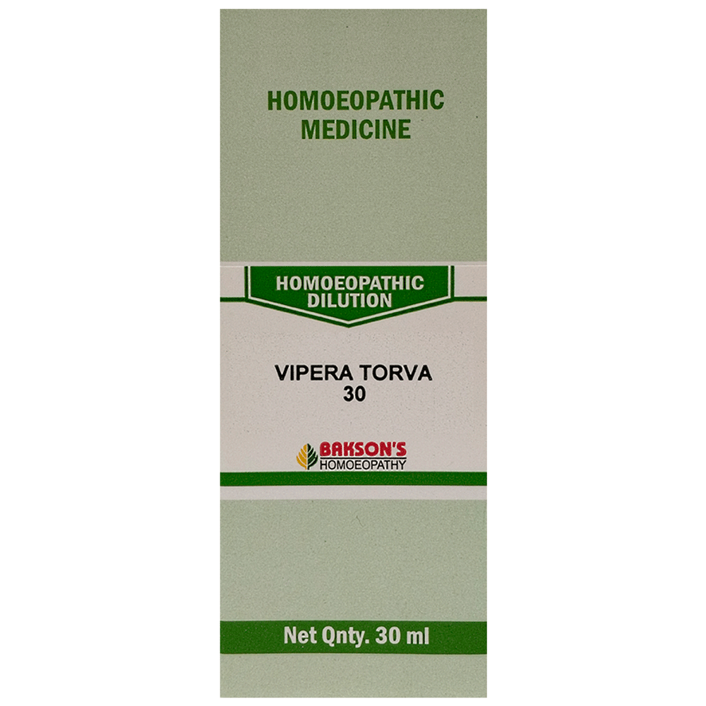 Bakson's Homeopathy Vipera Torva  Dilution 30