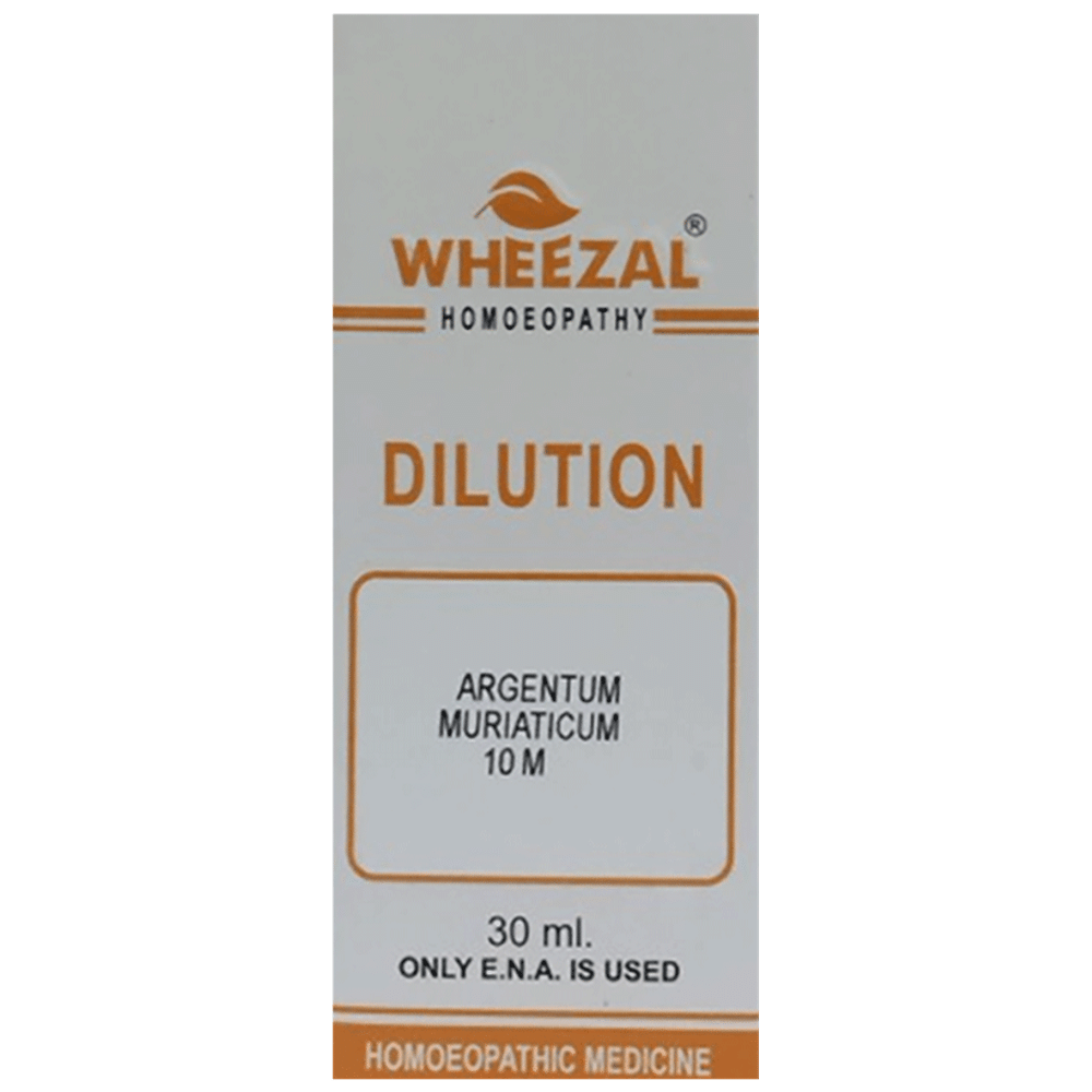 Wheezal Argentum Muriaticum Dilution 10M Wheezal Argentum Muriaticum Dilution 10M