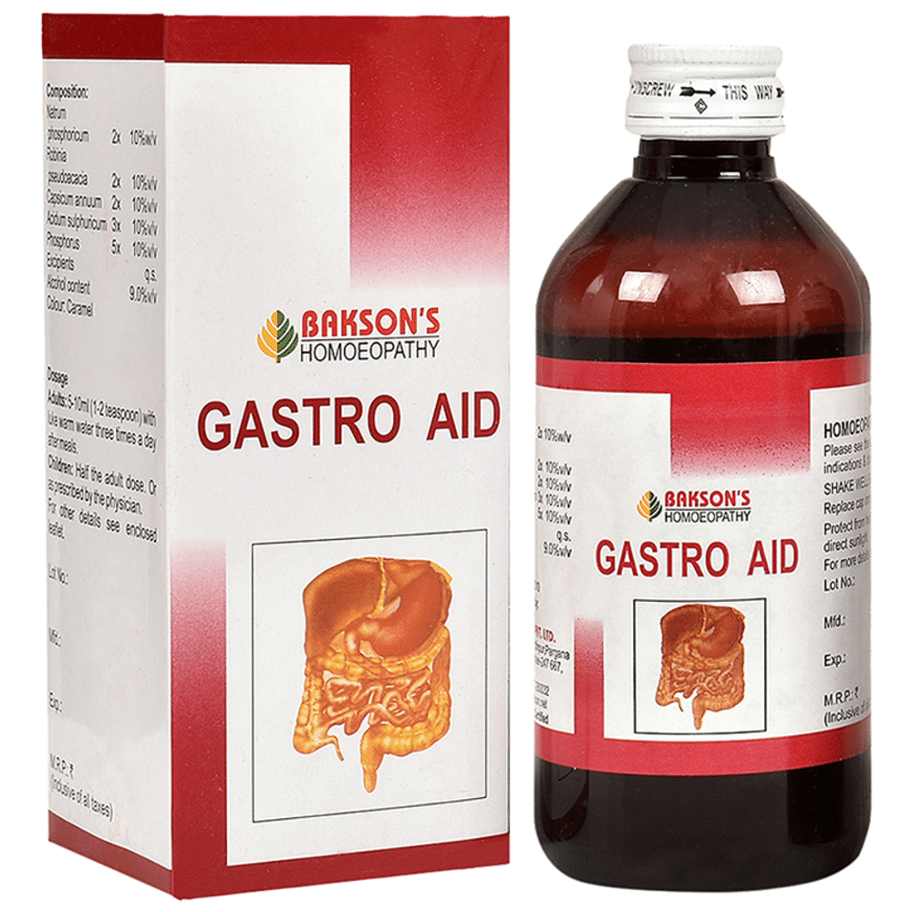 Bakson's Homeopathy Gastro Aid Syrup Bakson's Homeopathy Gastro Aid Syrup