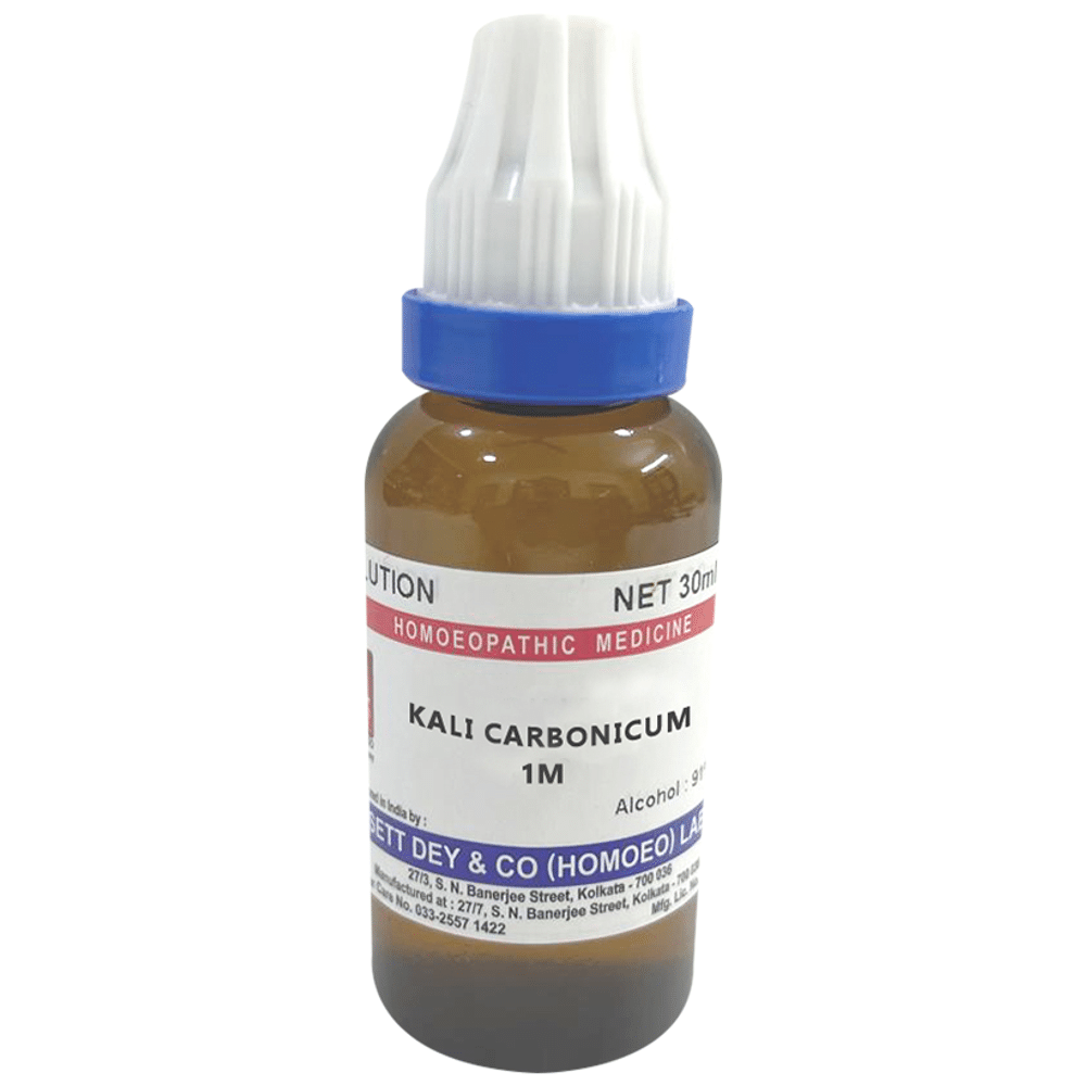 Sett Dey Kali Carbonicum Dilution 1M Sett Dey Kali Carbonicum Dilution 1M