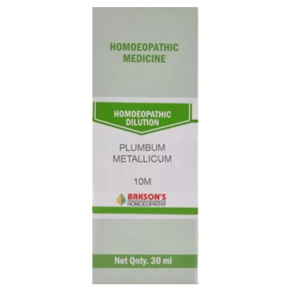 Bakson's Homeopathy Plumbum Metallicum Dilution 10M