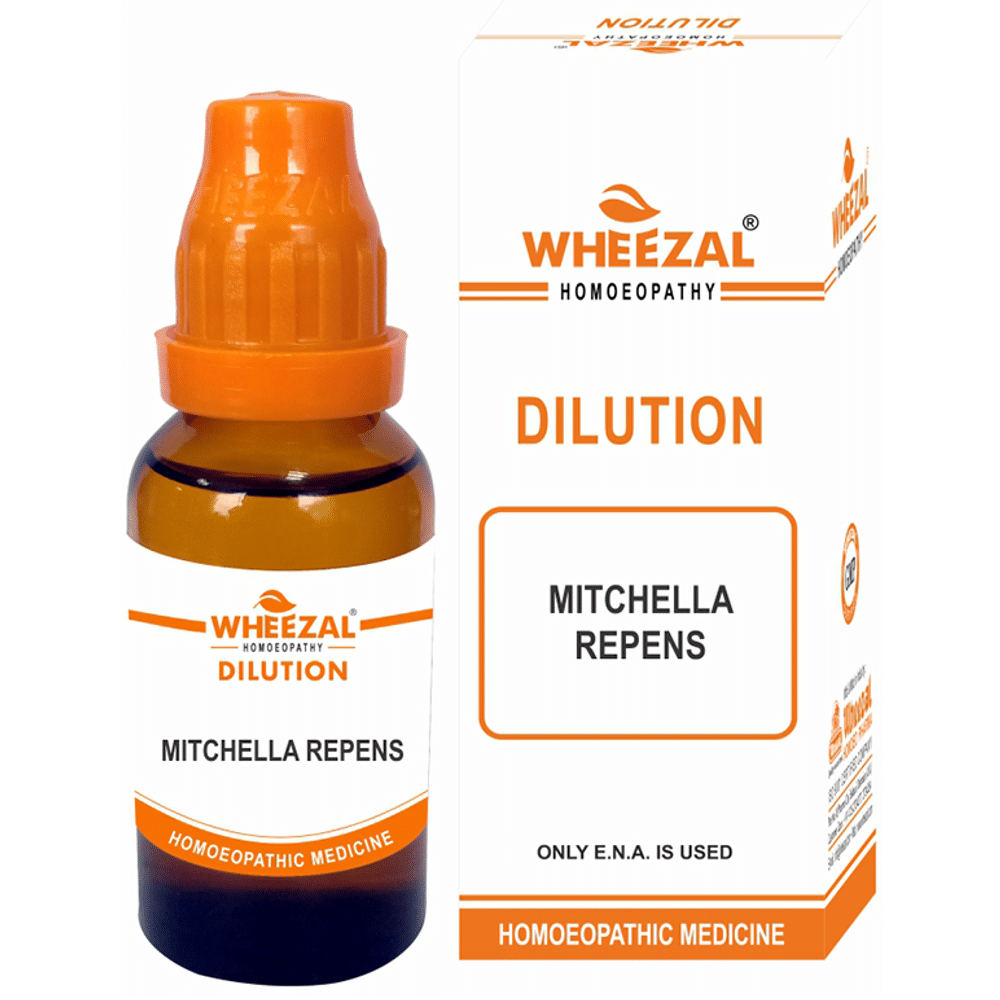 Wheezal Mitchella Repens Dilution 6 Wheezal Mitchella Repens Dilution 6