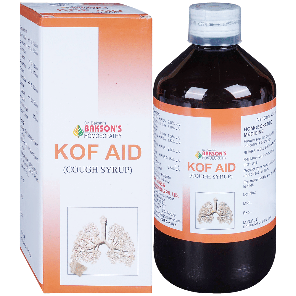 Bakson's Homeopathy Kof Aid Cough Syrup