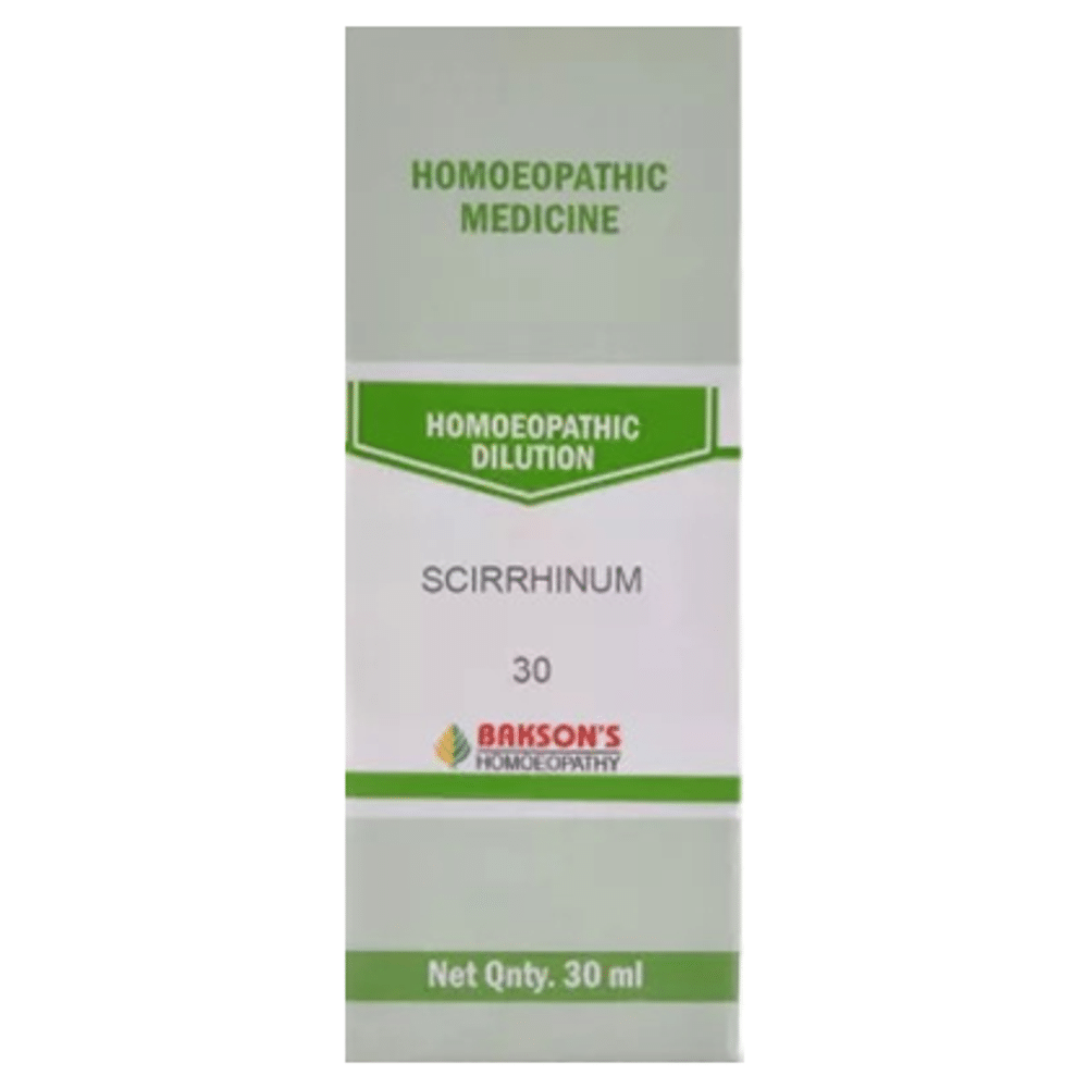 Bakson's Homeopathy Scirrhinum Dilution 30 Bakson's Homeopathy Scirrhinum Dilution 30
