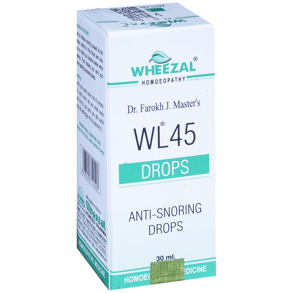 Wheezal Dr. Farokh J. Master's Wl 45 Anti-Snoring Drop Wheezal Dr. Farokh J. Master's Wl 45 Anti-Snoring Drop
