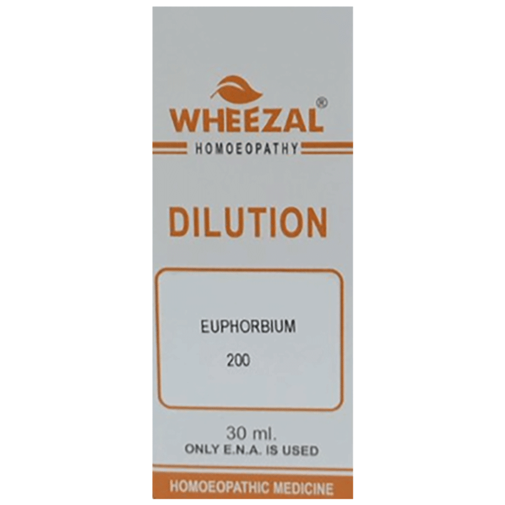 Wheezal Euphorbium Dilution 200 Wheezal Euphorbium Dilution 200