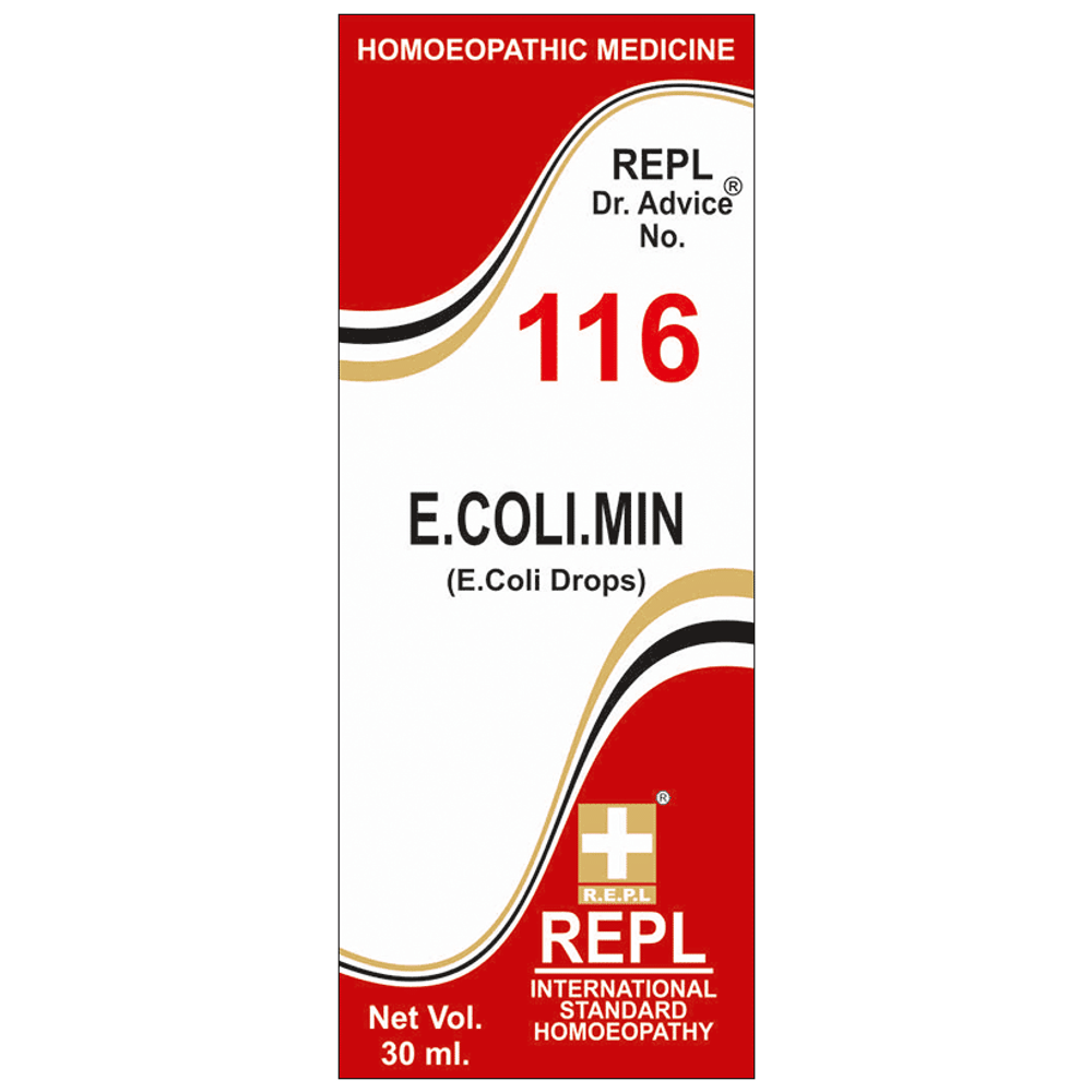 REPL Dr. Advice No. 116 E.Coli.Min Drop REPL Dr. Advice No. 116 E.Coli.Min Drop