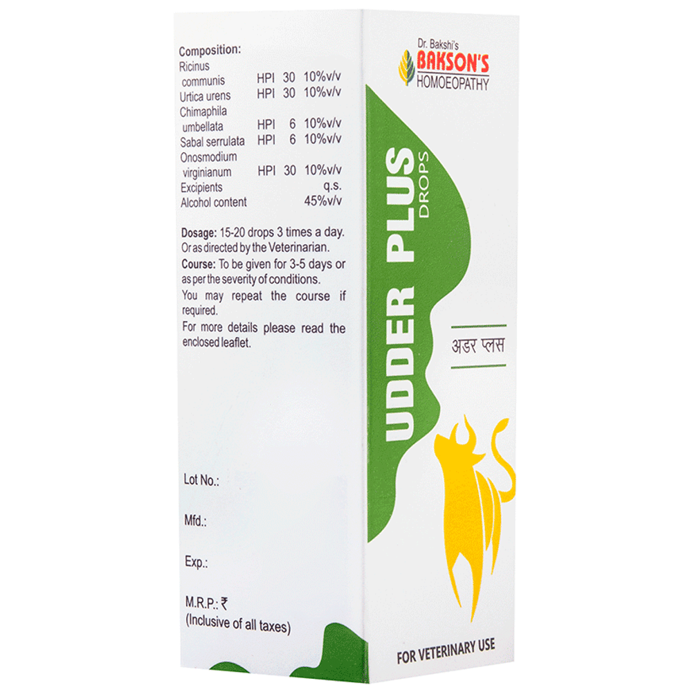 Bakson's Homeopathy Udder Plus Drop Bakson's Homeopathy Udder Plus Drop