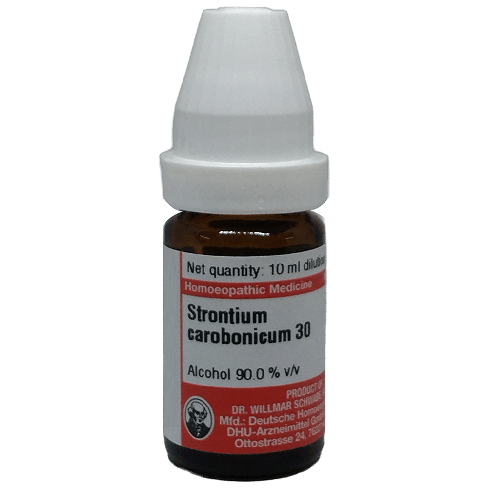 Dr Willmar Schwabe Germany Strontium Carobonicum Dilution 30 Dr Willmar Schwabe Germany Strontium Carobonicum Dilution 30