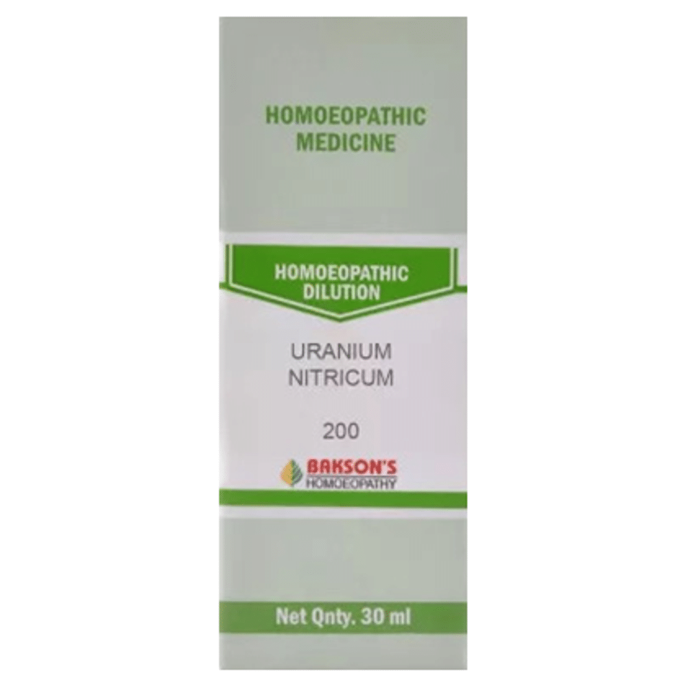 Bakson's Homeopathy Uranium Nitricum Dilution 200 Bakson's Homeopathy Uranium Nitricum Dilution 200