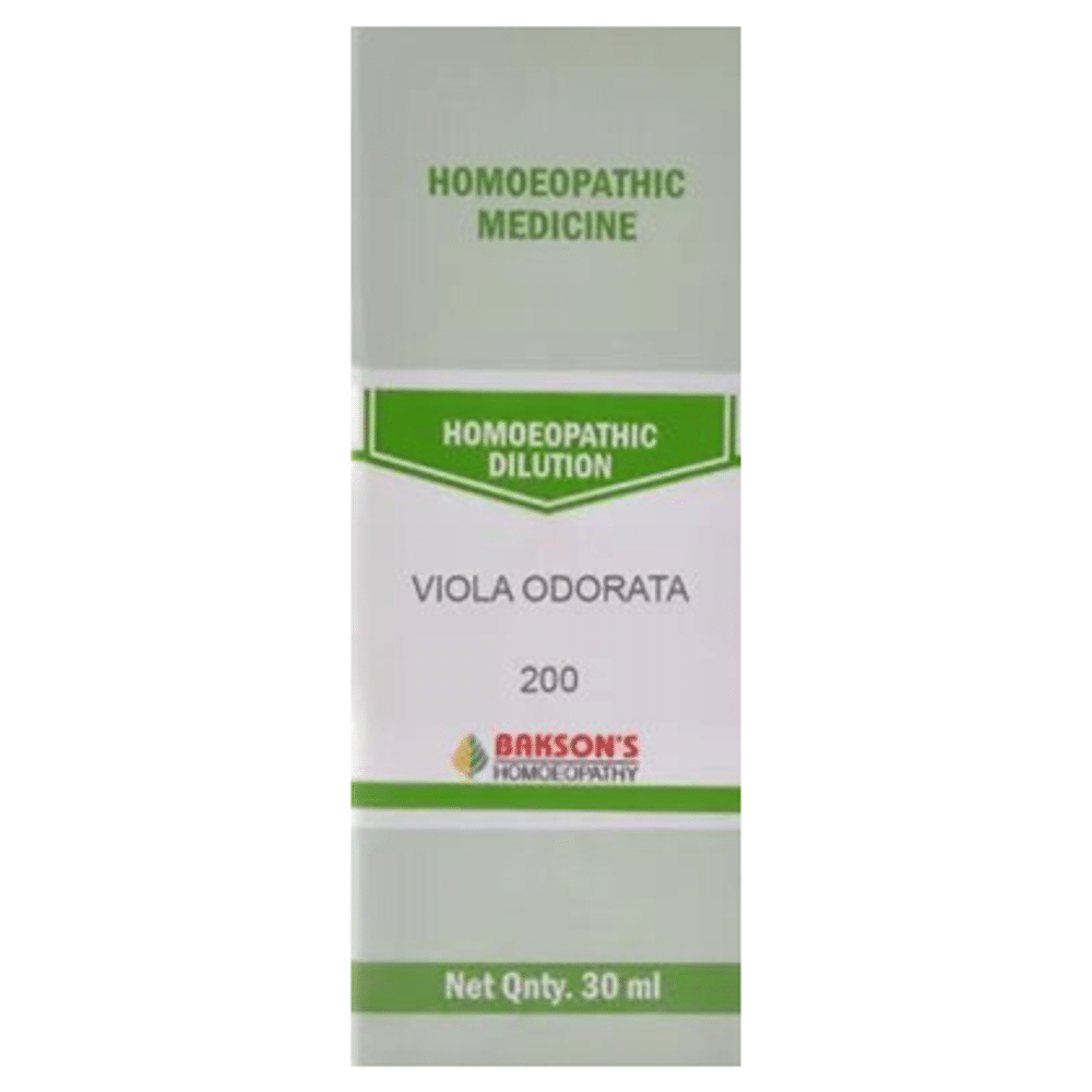 Bakson's Homeopathy Viola Odorata  Dilution 200